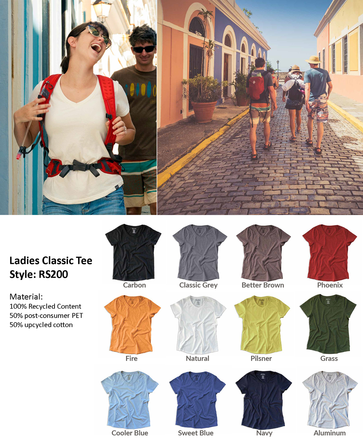 recycled apparel promotional merchandise