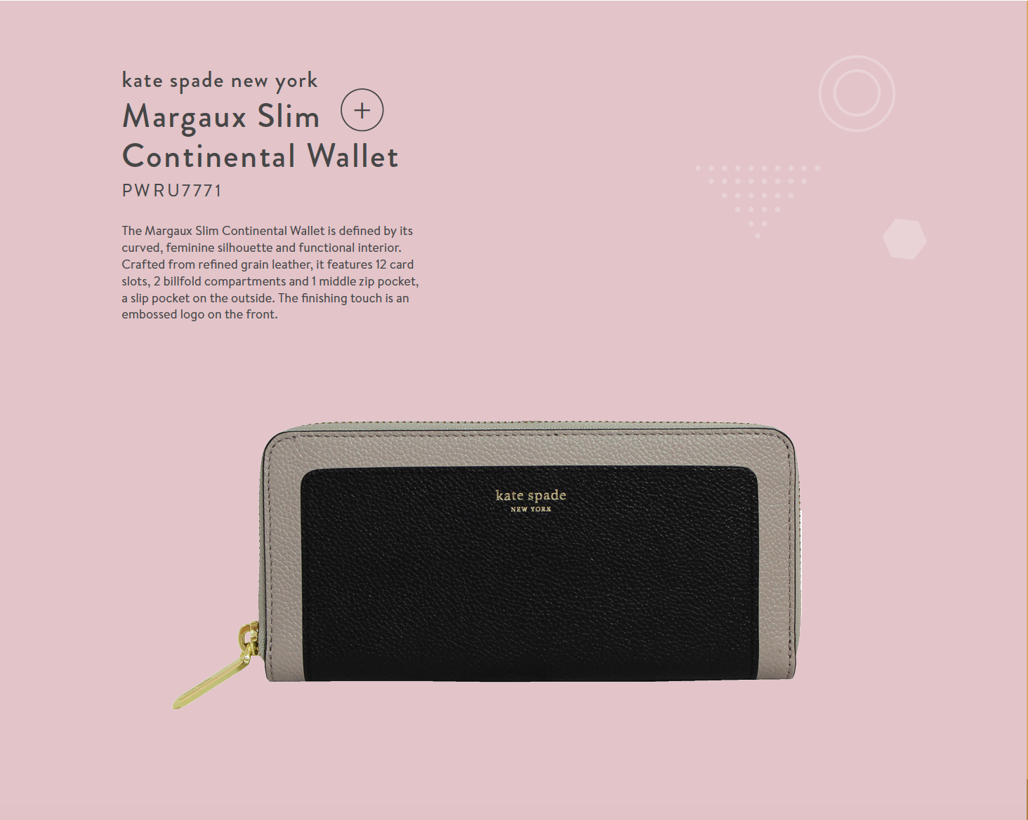 kate spade wallet branded merchandise