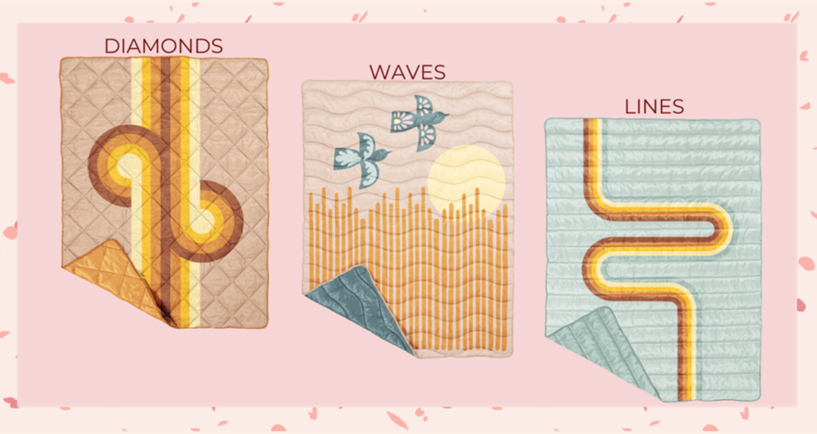 Quilted Puffy Blankets withers and co4