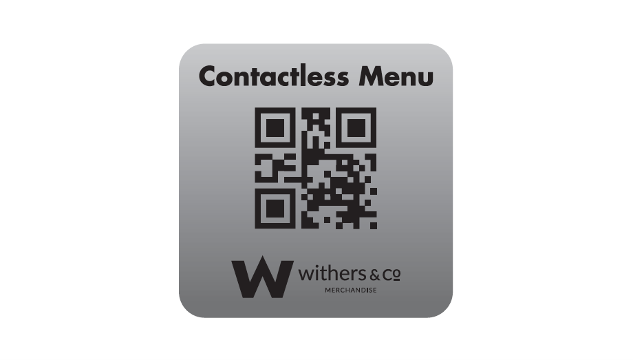 contactless cardboard coaster withers and co