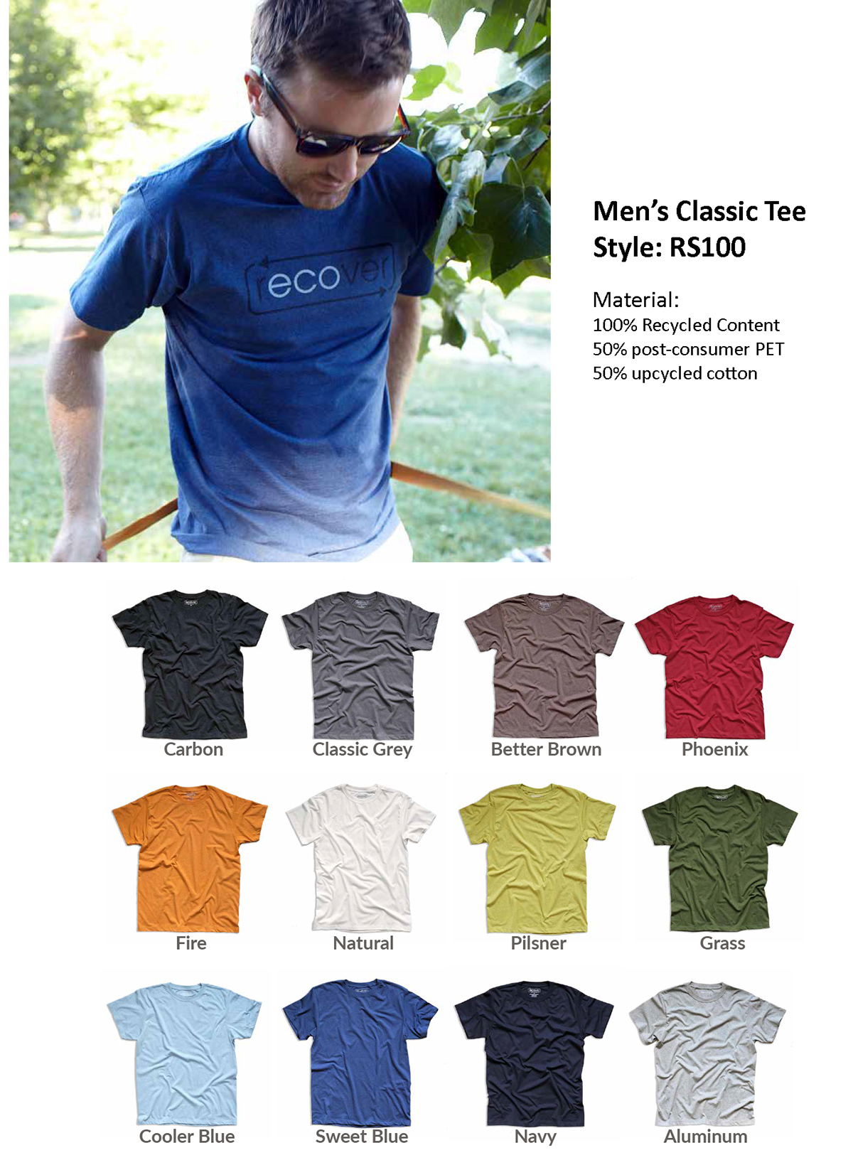 recycled apparel promotional merchandise