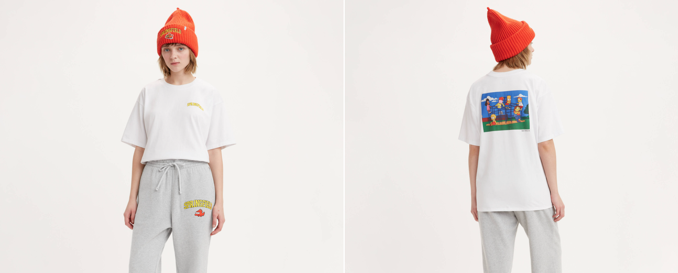 The Simpsons x Levis Jeans promotional merchandise