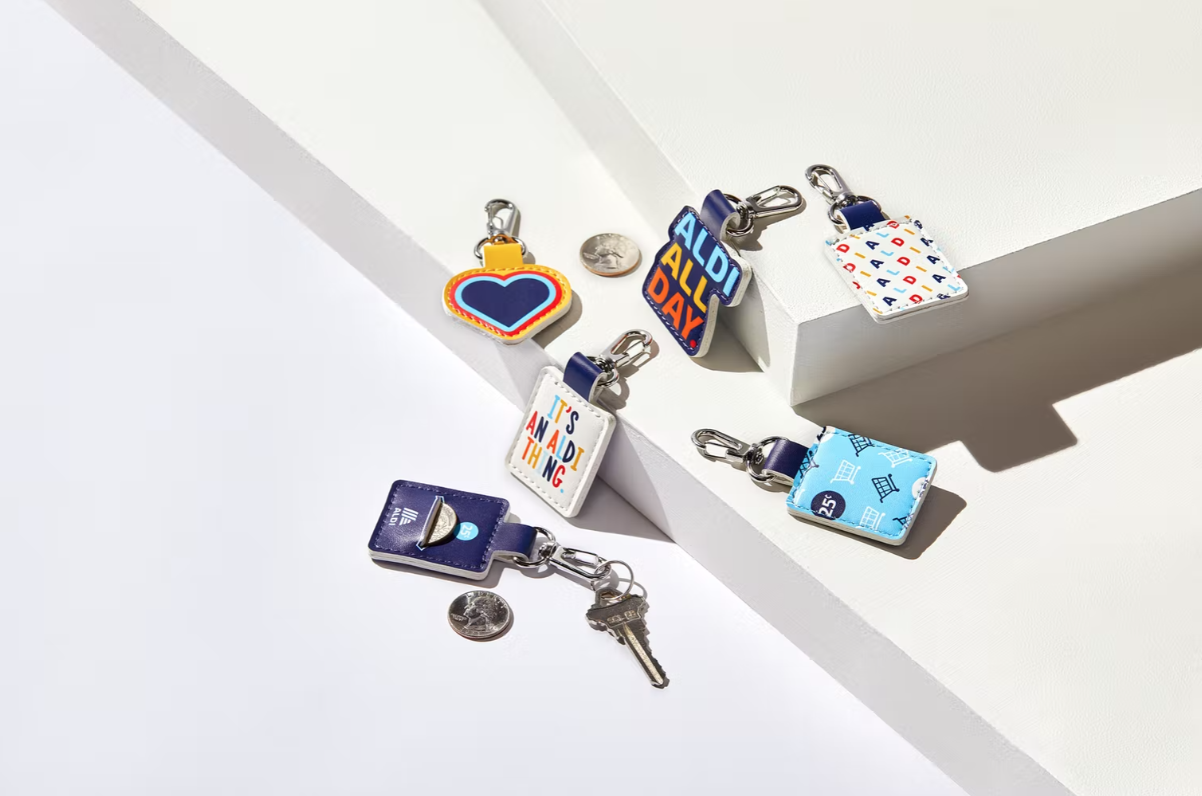 Aldi promotional merchandise keyring