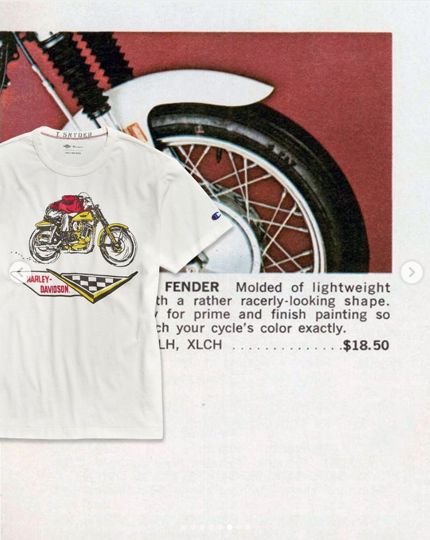Harley Davidson x Todd Snyder Merch Drop2