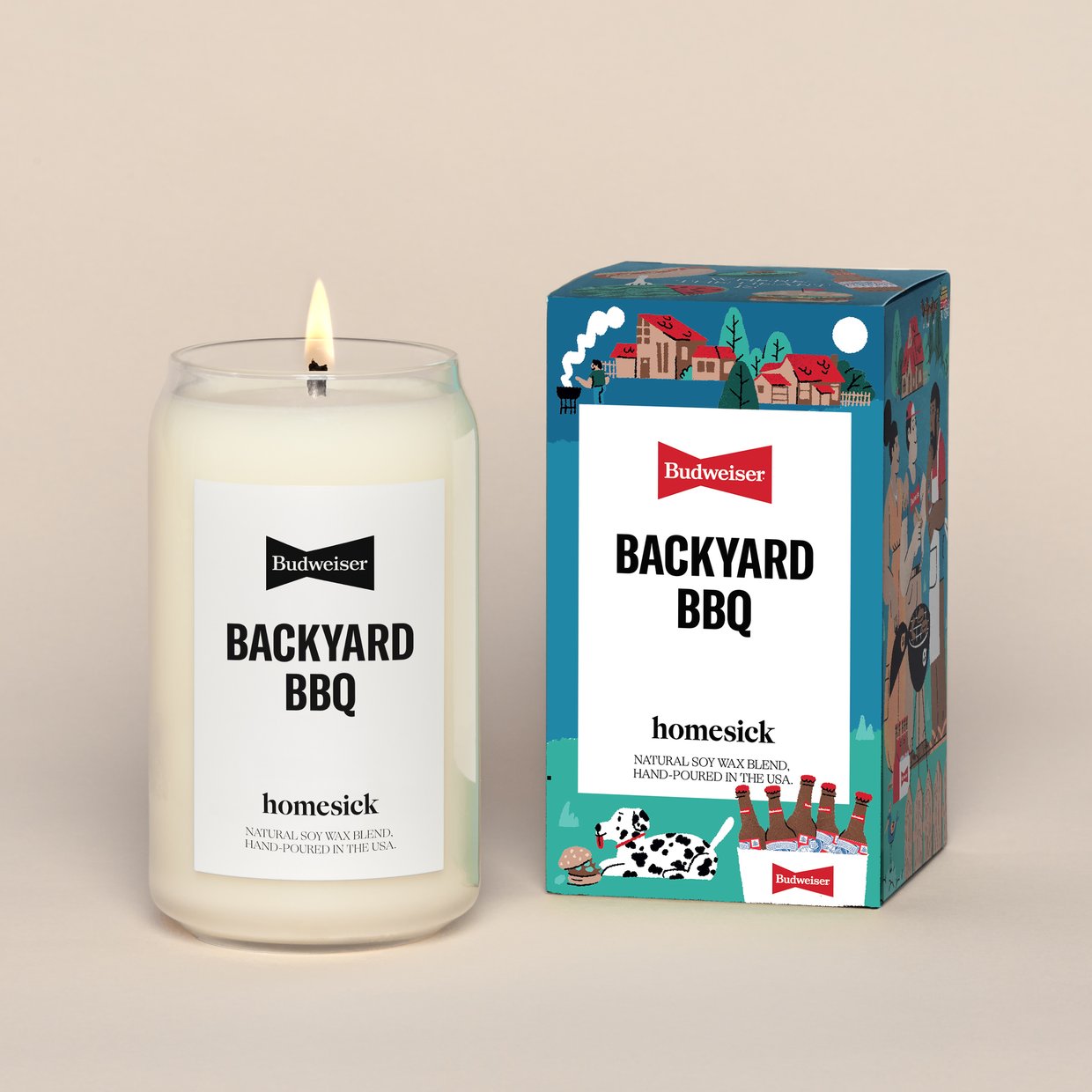 custom candles Budweiser Candle