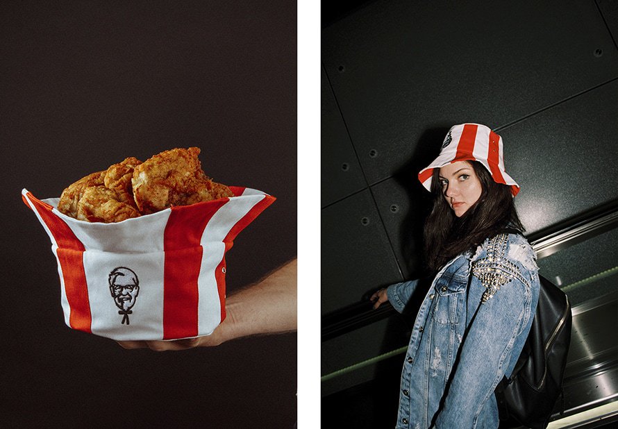 KFC bucket hat withers and co2