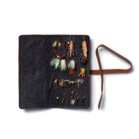 leather book of fishing flies withers and co2
