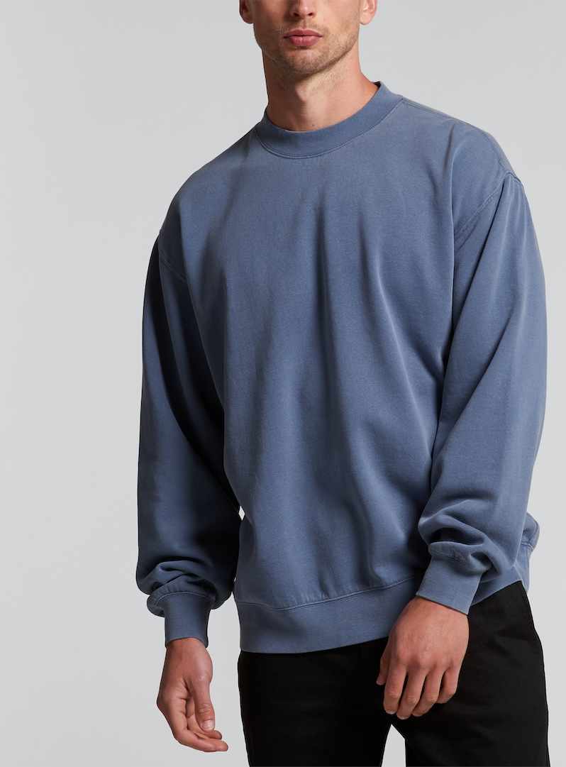 personalised faded sweat shirt