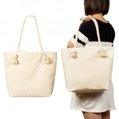 Canvas Rope Shoulder Bag