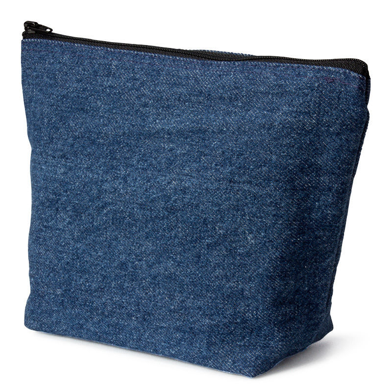 Denim Cosmetic Bag