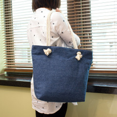 Denim Rope Shoulder Bag