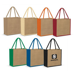 Monza Jute Tote Bag