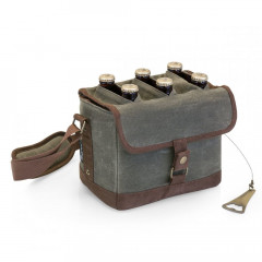 Beer Caddy – Khaki/Brown