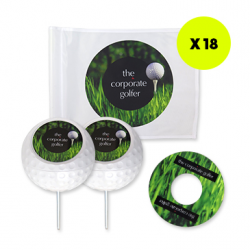 Corporate Golf Day Signage Package - 18 holes