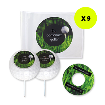 Corporate Golf Day Signage Package - 9 holes
