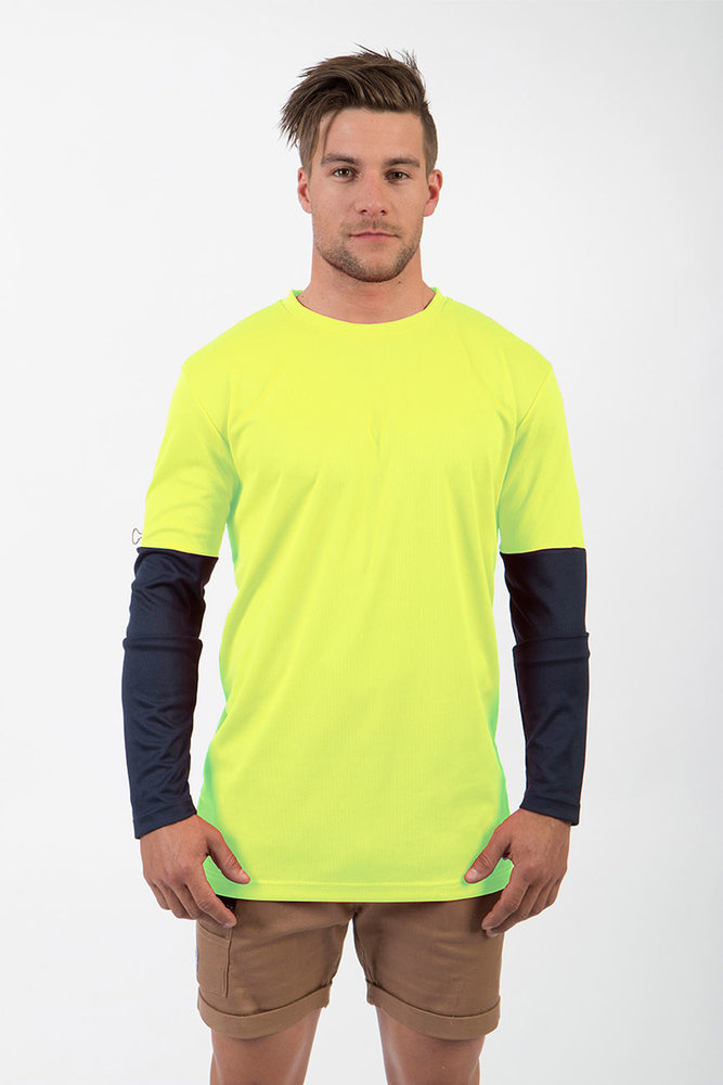 Hi Vis Yellow Street Sleeves Tee