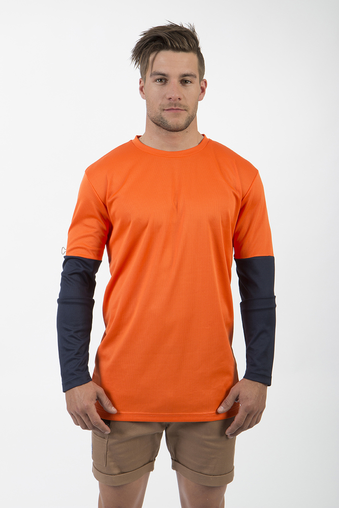 Hi Vis Orange Street Sleeves Tee