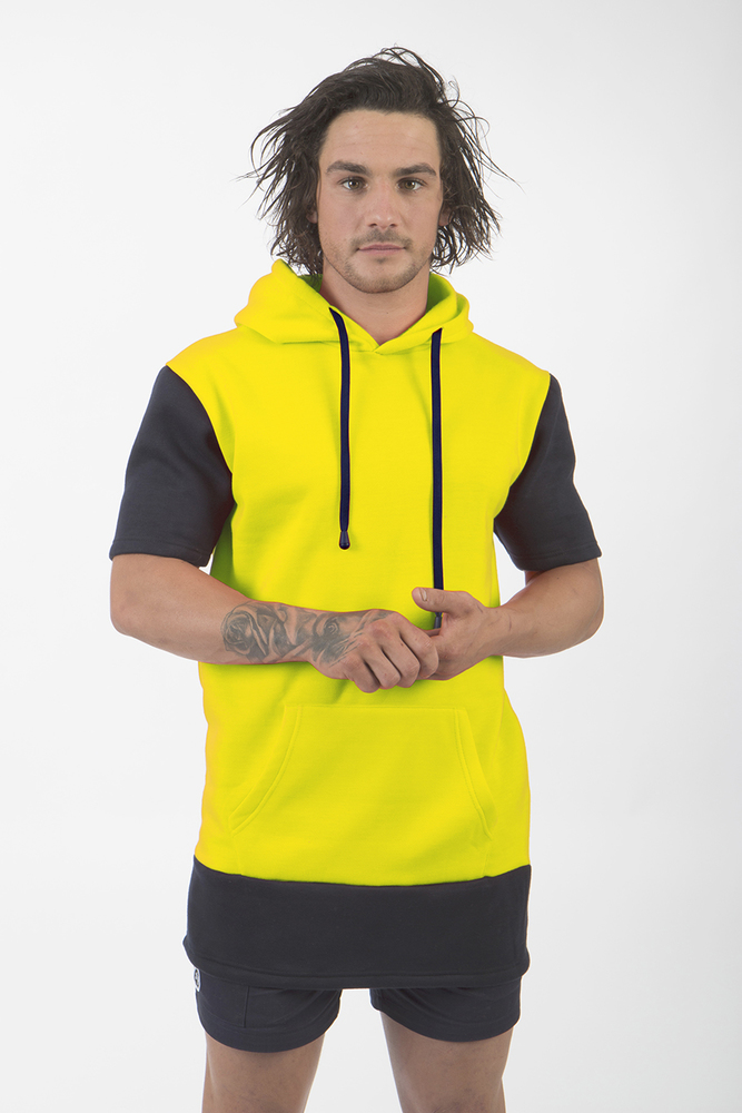 Hi Vis Yellow Boxer Hoodie | Withers & Co. | Hi Vis Fashion