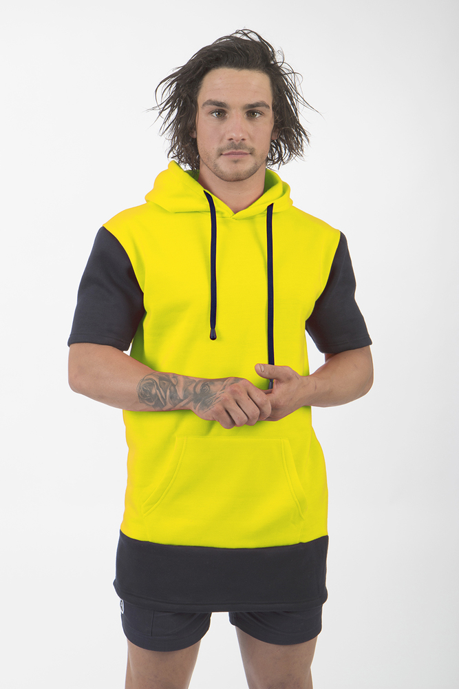 Hi Vis Yellow Boxer Hoodie