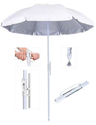 Twist-In Beach Umbrella | Personalised Golf Umbrella | Branded Umbrella NZ