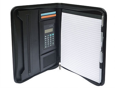 WINDSOR A4 ZIP COMPENDIUM w/ CALCULATOR