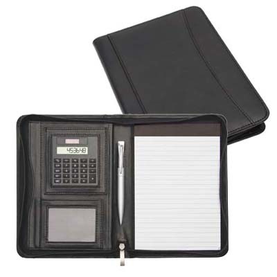 A5 PU Zip Compendium | Promotional Products NZ | Withers & Co