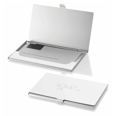 ALUMINIUM BUSINESS CARD HOLDER | Promotional Products NZ | Withers & Co