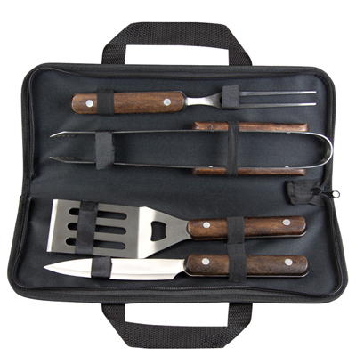 BBQ Set - Wooden Handle | | Branded Gifts | Corporate Gifts