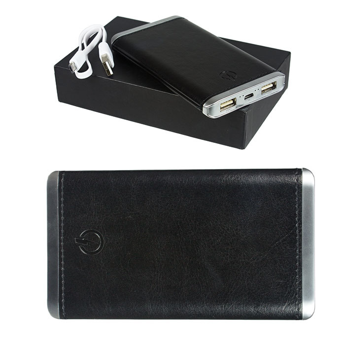 Leather Power Bank | Custom Portable Charger | Custom Power Bank Charger