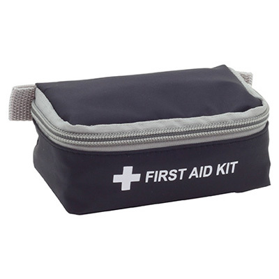 MINI FIRST AID KIT - BLACK/GREY