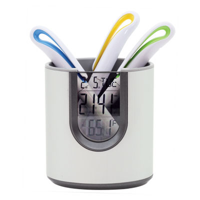 ORBIT PEN HOLDER CLOCK | Promotional Products NZ | Withers & Co