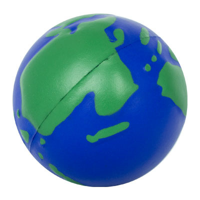 STRESS SQUEEZY - MATT GLOBE | Promotional Products NZ | Withers & Co