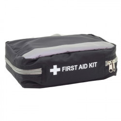 PREMIER DELUXE FIRST AID KIT -BLACK/GREY