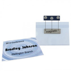 NAME BADGE WITH MAGNETIC BACK