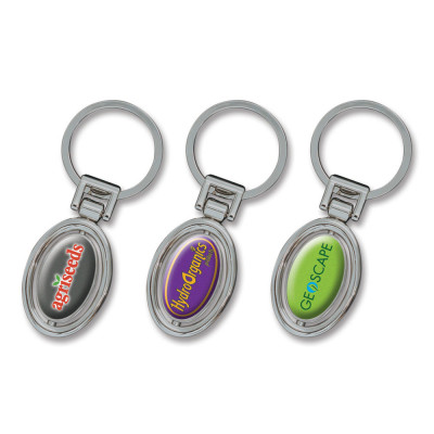 Spinning Metal Key Ring