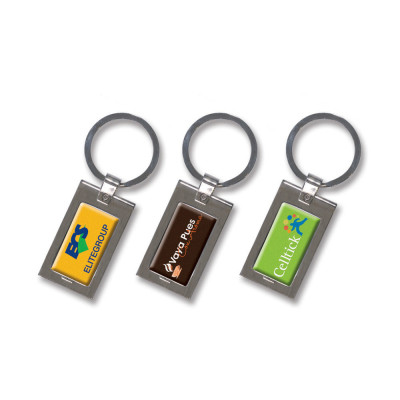 Wave Metal Key Ring