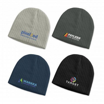 Nebraska Cable Knit Beanie