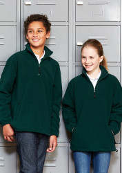 Kids 1/2 Zip Poly Fleece Top