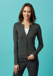 Ladies 2-Way Zip Cardigan