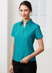Ladies Printed Oasis Short Sleeve Shirt