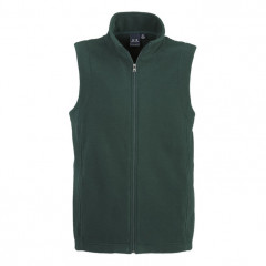 Mens Plain Micro Fleece Vest