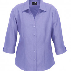 Oasis Ladies Plain 3/4 Sleeve Shirt