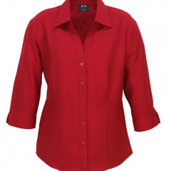 Oasis Ladies Plain 3/4 Sleeve Shirt