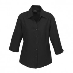 Oasis Ladies Plain 3/4 Sleeve Shirt