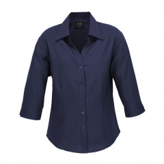 Oasis Ladies Plain 3/4 Sleeve Shirt