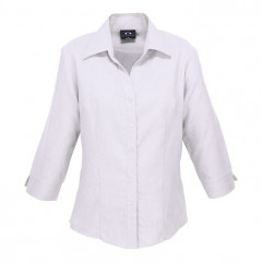 Oasis Ladies Plain 3/4 Sleeve Shirt