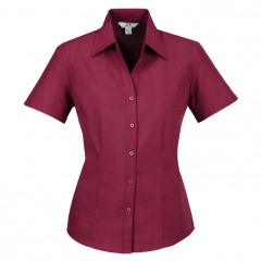 Oasis Ladies Plain Short Sleeve Shirt