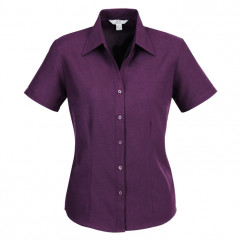 Oasis Ladies Plain Short Sleeve Shirt