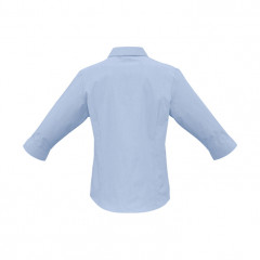 Womens Micro Check 3/4 Sleeve Shirt