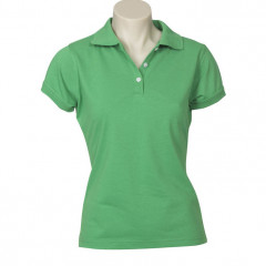 Womens Neon Short Sleeve Polo